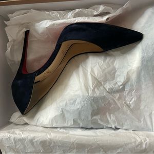 Christian Louboutin Navy Blue Heels